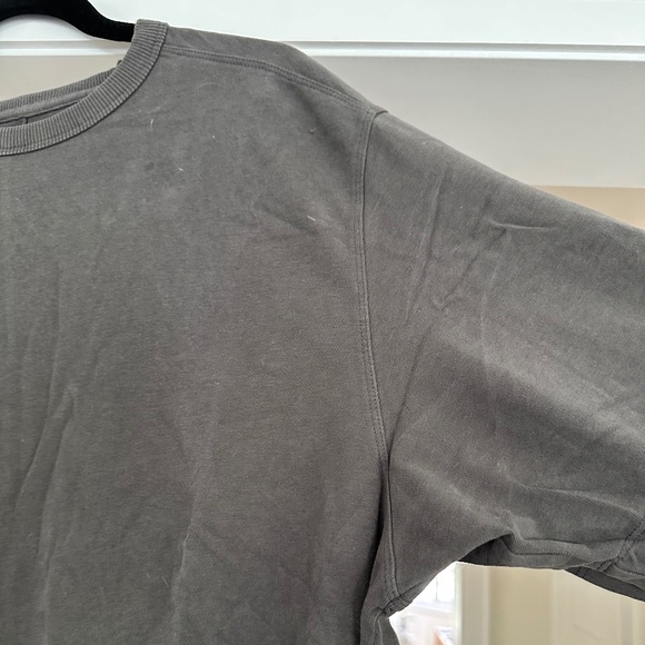 Abercrombie & Fitch Premium Essentials Heavyweight T-Shirt, Black Wash, Size L - Picture 8 of 15